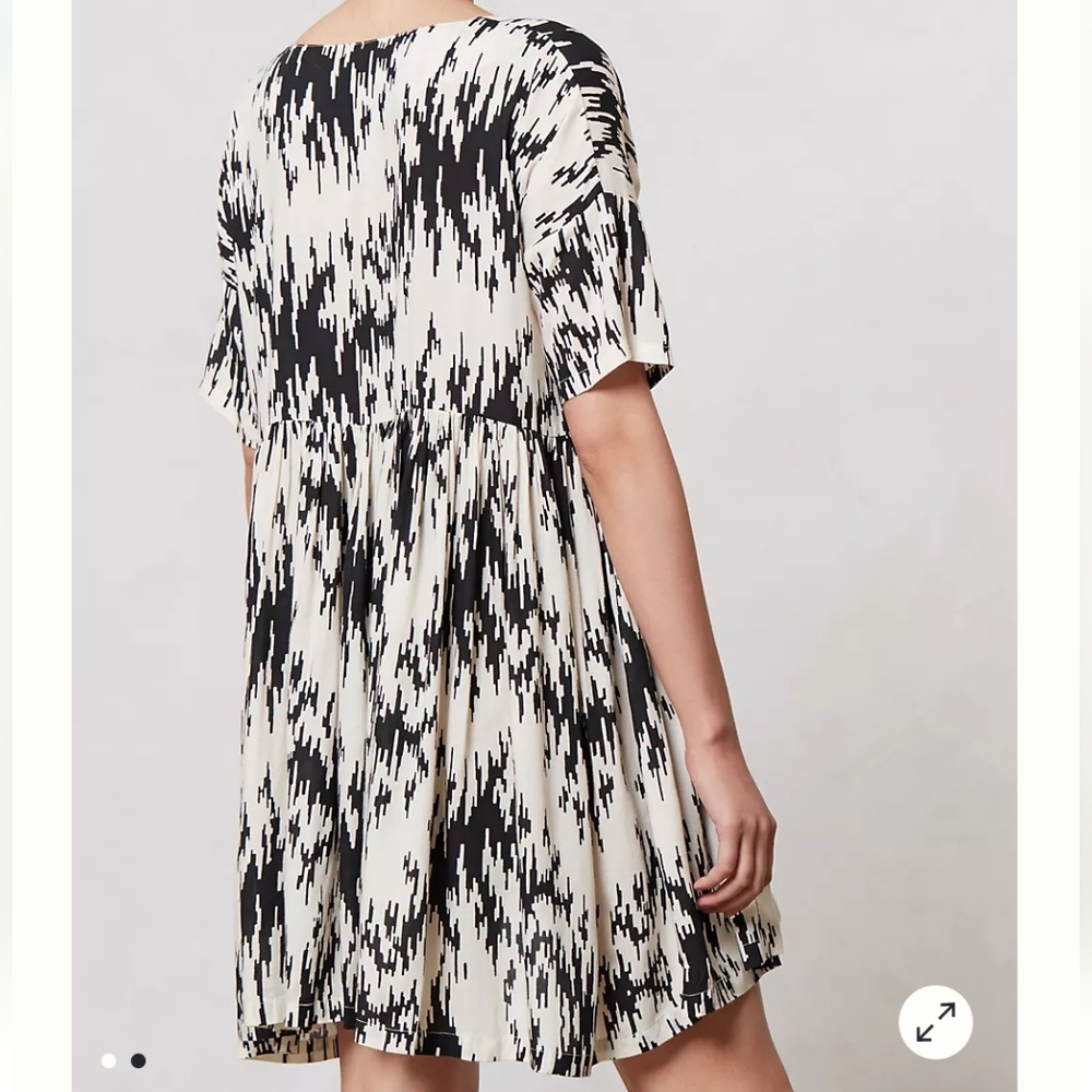 Ganni Ikat Swing Dress size M Anthropologie - Picture 3 of 11